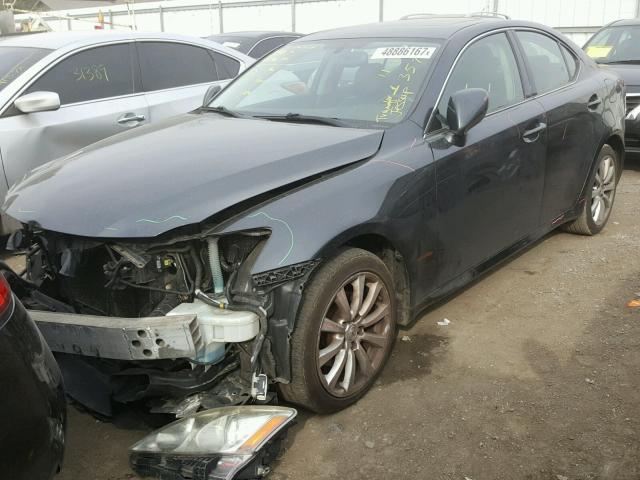 JTHCK262782026489 - 2008 LEXUS IS 250 GRAY photo 2