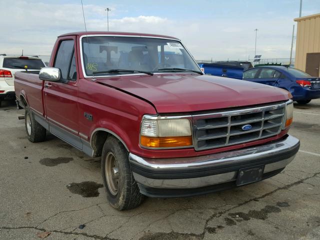 1FTEF15N9SLB32304 - 1995 FORD F150 RED photo 1