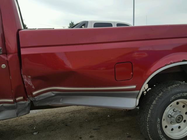 1FTEF15N9SLB32304 - 1995 FORD F150 RED photo 10