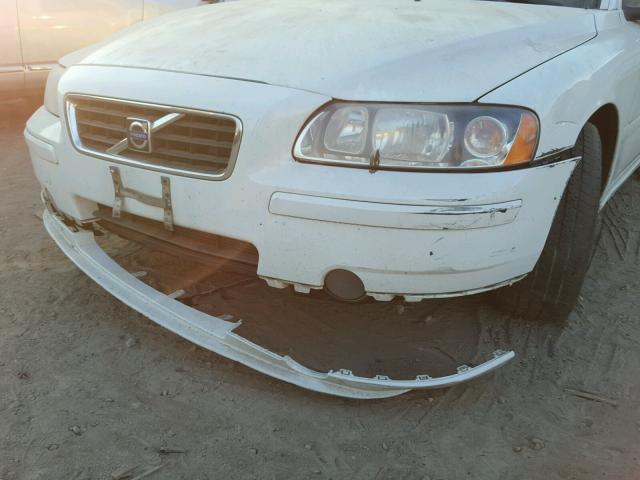 YV1RS592182682514 - 2008 VOLVO S60 2.5T WHITE photo 9