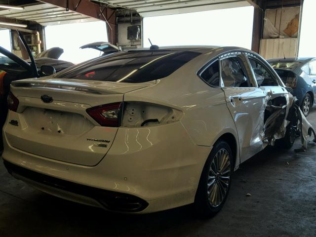 3FA6P0K94GR284086 - 2016 FORD FUSION TIT WHITE photo 4