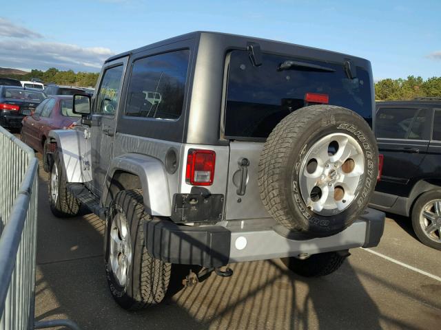 1C4GJWBG5FL756634 - 2015 JEEP WRANGLER S SILVER photo 3