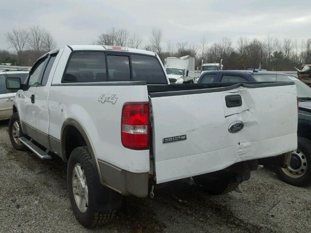 1FTPX14594NC09820 - 2004 FORD F150 WHITE photo 3