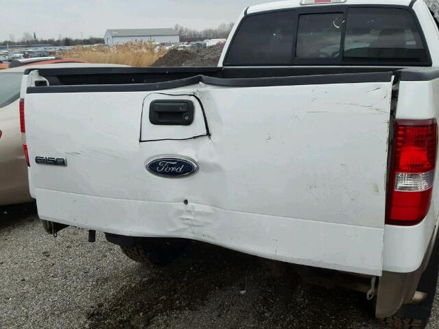 1FTPX14594NC09820 - 2004 FORD F150 WHITE photo 9