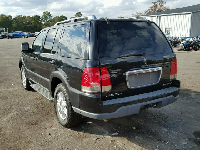 5LMEU68H24ZJ08721 - 2004 LINCOLN AVIATOR BLACK photo 3