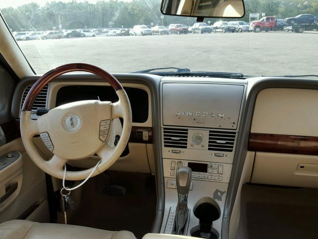 5LMEU68H24ZJ08721 - 2004 LINCOLN AVIATOR BLACK photo 9