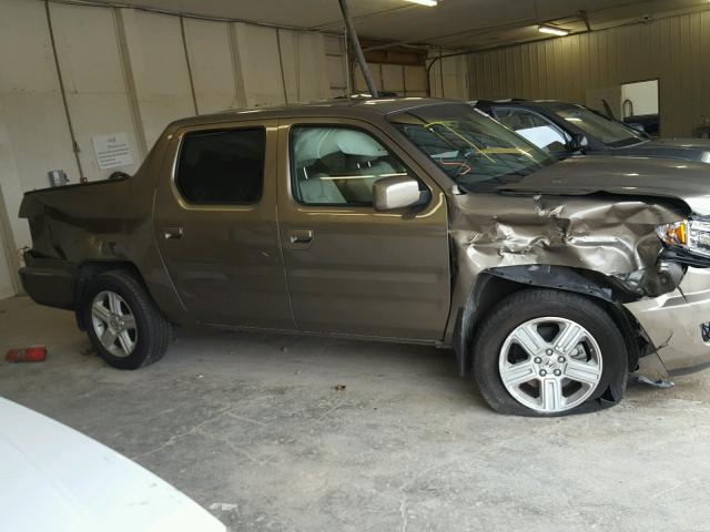 2HJYK16519H503286 - 2009 HONDA RIDGELINE BROWN photo 9