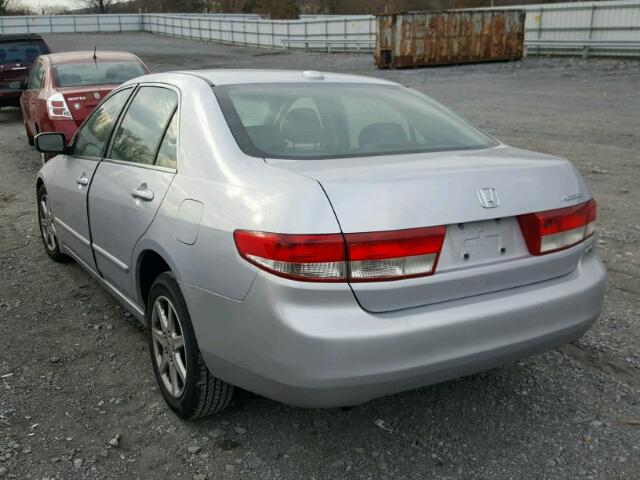 1HGCM66844A023834 - 2004 HONDA ACCORD EX SILVER photo 3