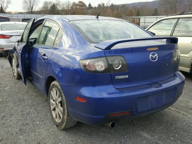 JM1BK123X71752289 - 2007 MAZDA 3 S BLUE photo 3