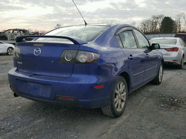 JM1BK123X71752289 - 2007 MAZDA 3 S BLUE photo 4