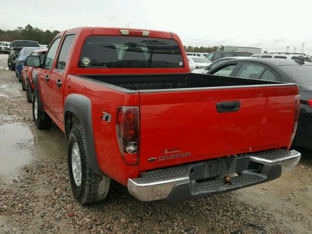 1GCDS136968307789 - 2006 CHEVROLET COLORADO RED photo 3