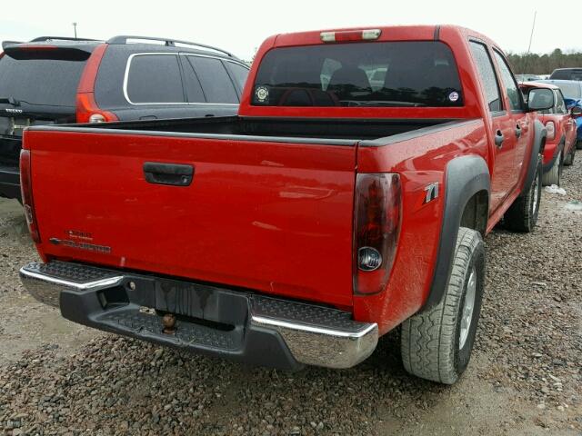 1GCDS136968307789 - 2006 CHEVROLET COLORADO RED photo 4