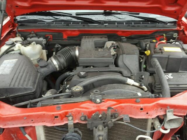 1GCDS136968307789 - 2006 CHEVROLET COLORADO RED photo 7