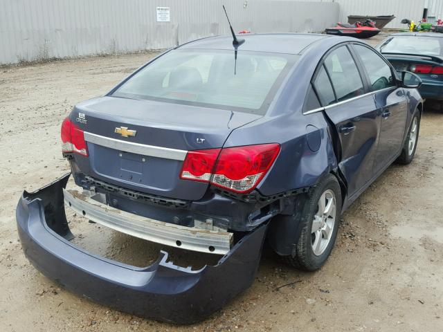 1G1PC5SB0E7250265 - 2014 CHEVROLET CRUZE LT BLUE photo 4