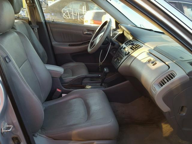 1HGCG16552A076989 - 2002 HONDA ACCORD EX GRAY photo 5