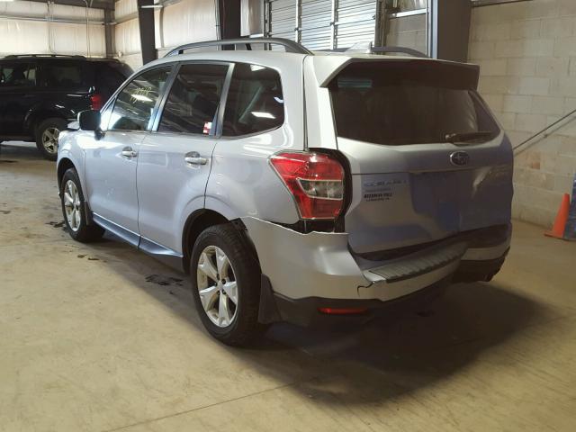 JF2SJAHC9GH559618 - 2016 SUBARU FORESTER 2 BLUE photo 3