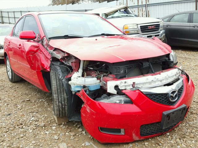 JM1BK12F981866828 - 2008 MAZDA 3 I RED photo 1