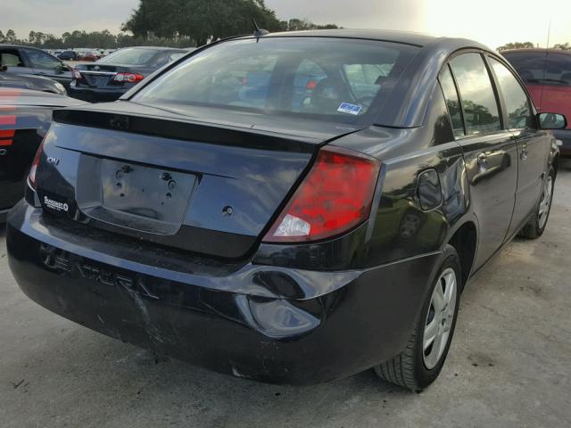 1G8AJ55F46Z169884 - 2006 SATURN ION BLACK photo 4