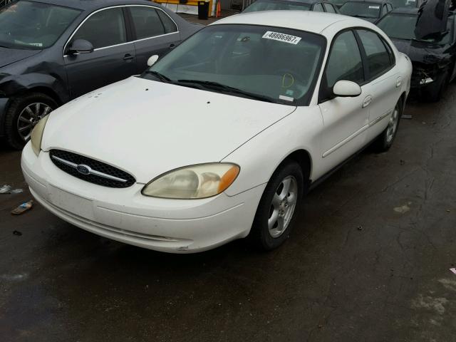 1FAFP552X3G164516 - 2003 FORD TAURUS SES WHITE photo 2