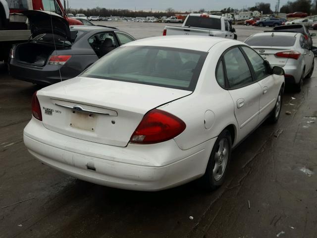 1FAFP552X3G164516 - 2003 FORD TAURUS SES WHITE photo 4