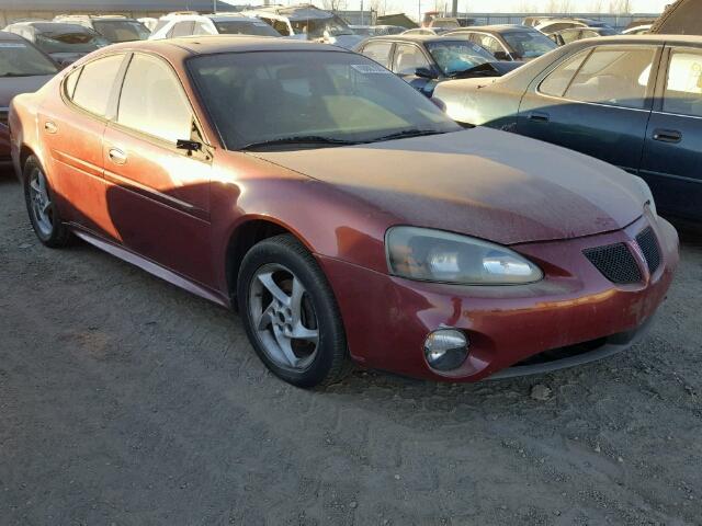 2G2WR524841200832 - 2004 PONTIAC GRAND PRIX MAROON photo 1