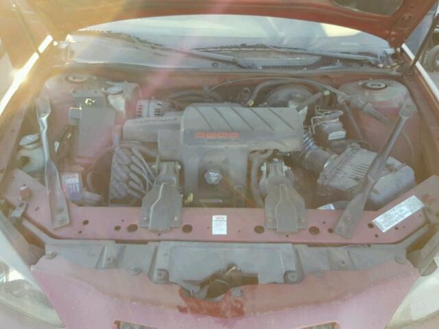 2G2WR524841200832 - 2004 PONTIAC GRAND PRIX MAROON photo 7