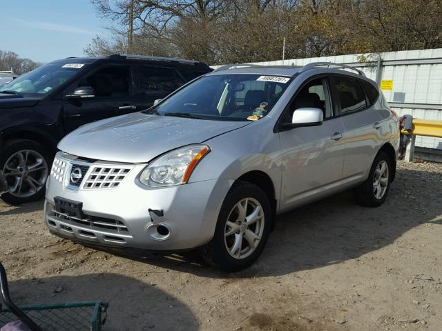 JN8AS58V79W442509 - 2009 NISSAN ROGUE S SILVER photo 2