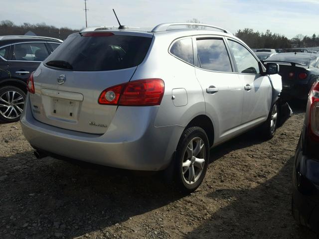 JN8AS58V79W442509 - 2009 NISSAN ROGUE S SILVER photo 4