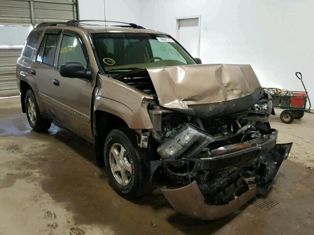 1GNDT13S732286893 - 2003 CHEVROLET TRAILBLAZE BROWN photo 1