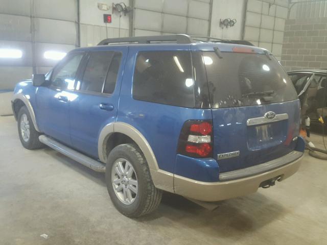 1FMEU7E85AUA42610 - 2010 FORD EXPLORER E BLUE photo 3