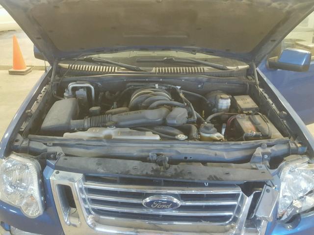 1FMEU7E85AUA42610 - 2010 FORD EXPLORER E BLUE photo 7