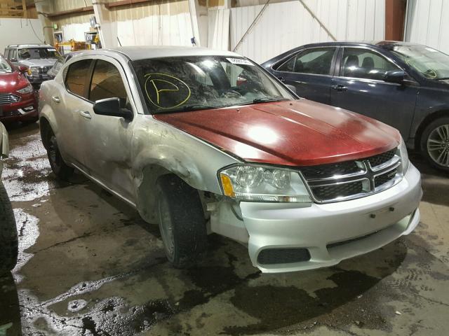 1B3BD4FB8BN543830 - 2011 DODGE AVENGER EX SILVER photo 1