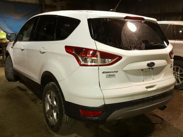 1FMCU9GX7EUA85309 - 2014 FORD ESCAPE SE WHITE photo 3