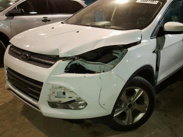 1FMCU9GX7EUA85309 - 2014 FORD ESCAPE SE WHITE photo 9