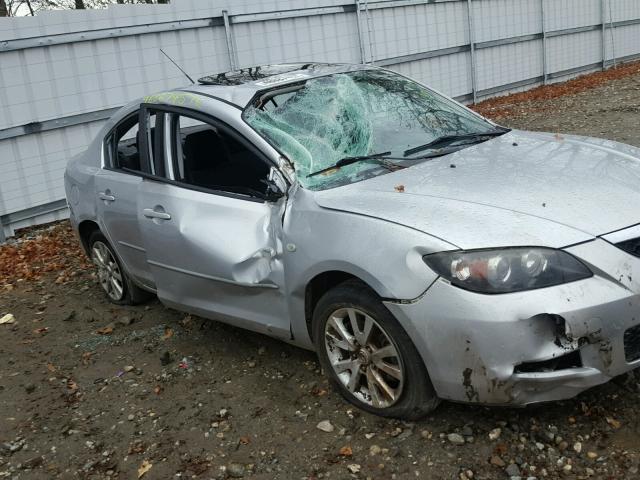 JM1BK32G771707292 - 2007 MAZDA 3 I SILVER photo 9