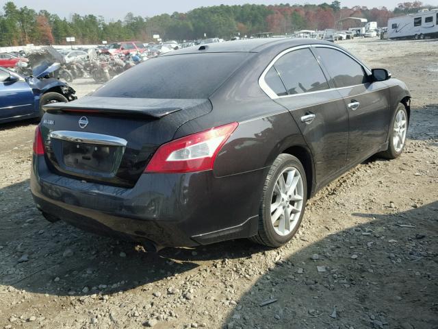 1N4AA5AP6AC859108 - 2010 NISSAN MAXIMA S BLACK photo 4