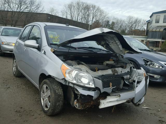 KL1TD6DE3AB118969 - 2010 CHEVROLET AVEO LS SILVER photo 1