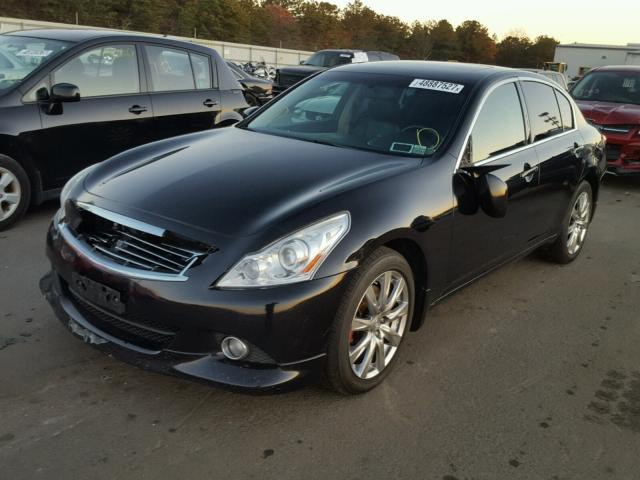 JN1CV6AR1BM406981 - 2011 INFINITI G37 BLACK photo 2