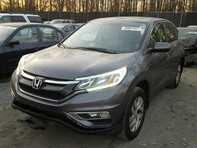 2HKRM3H51GH550043 - 2016 HONDA CR-V EX GRAY photo 2