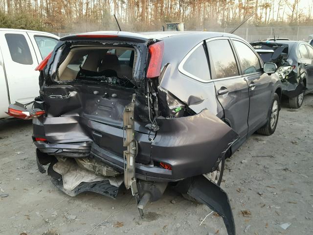 2HKRM3H51GH550043 - 2016 HONDA CR-V EX ნაცრისფერი ფოტო 4