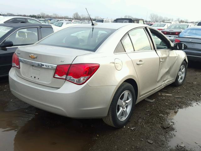 1G1PC5SB3E7422904 - 2014 CHEVROLET CRUZE LT TAN photo 4