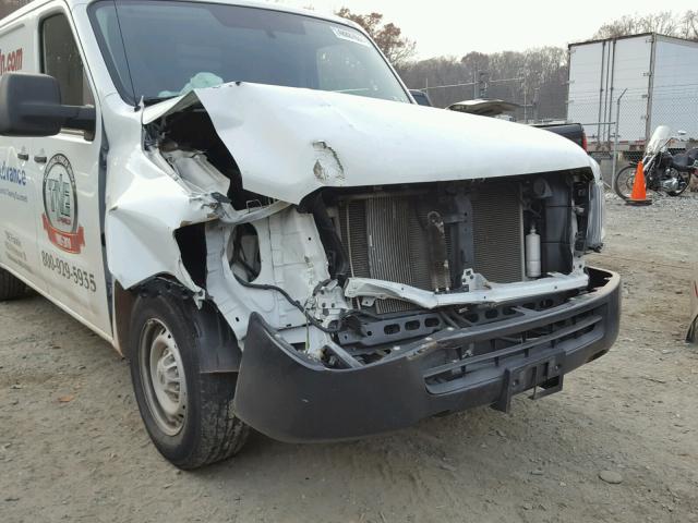 1N6BF0KL8EN105228 - 2014 NISSAN NV 1500 WHITE photo 9