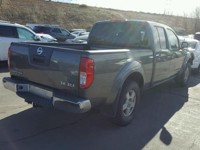 1N6AD09W18C439134 - 2008 NISSAN FRONTIER C GRAY photo 4