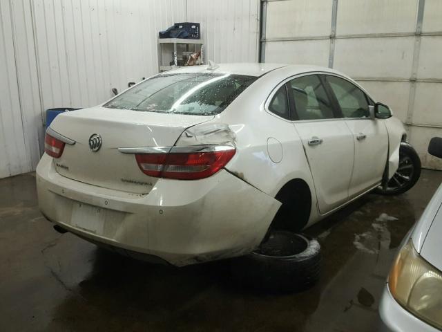 1G4PR5SKXC4213692 - 2012 BUICK VERANO CON WHITE photo 4