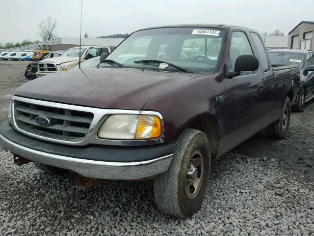 1FTZX17271NB63295 - 2001 FORD F150 MAROON photo 2