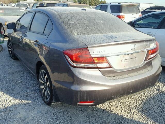 19XFB2F94EE082271 - 2014 HONDA CIVIC EXL 灰色 照片 3