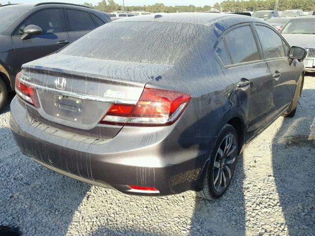 19XFB2F94EE082271 - 2014 HONDA CIVIC EXL GRAY photo 4