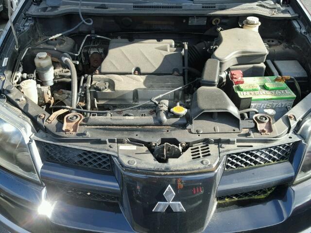 JA4LZ41F64U058099 - 2004 MITSUBISHI OUTLANDER BLACK photo 7