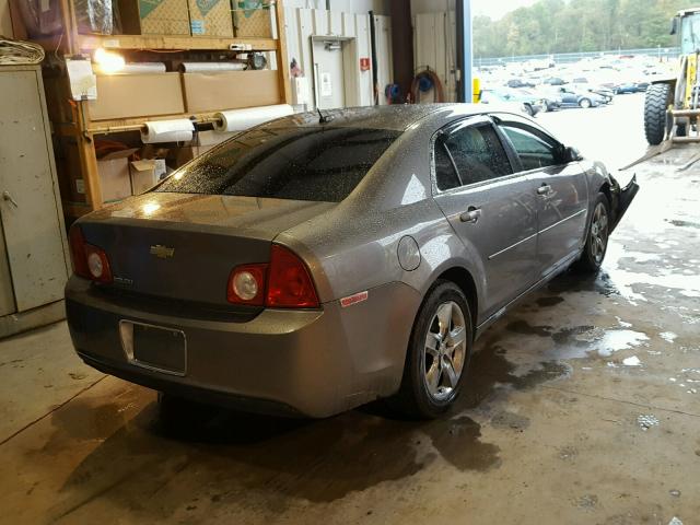 1G1ZB5EB8A4118728 - 2010 CHEVROLET MALIBU LS ნაცრისფერი ფოტო 4