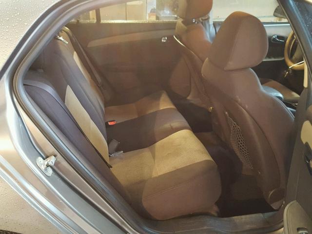 1G1ZB5EB8A4118728 - 2010 CHEVROLET MALIBU LS ნაცრისფერი ფოტო 6